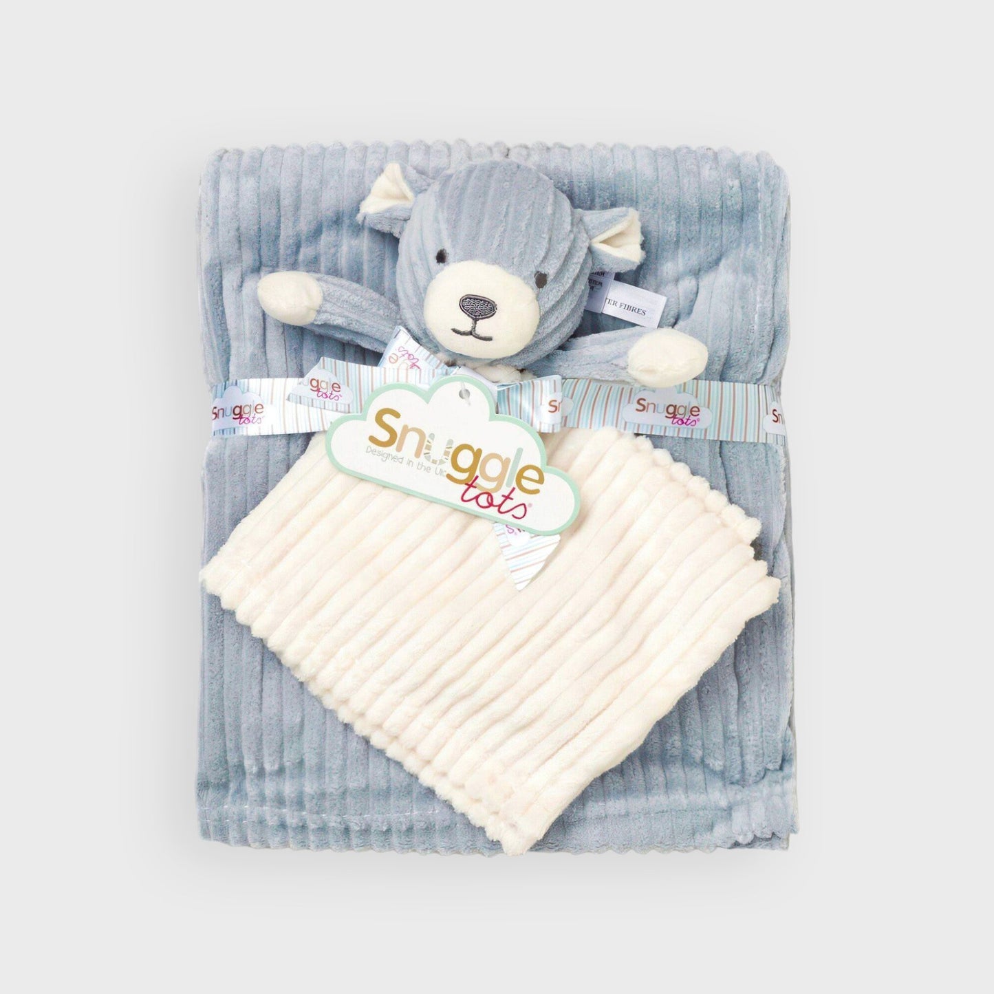 Bear Ribbed Comforter & Blanket