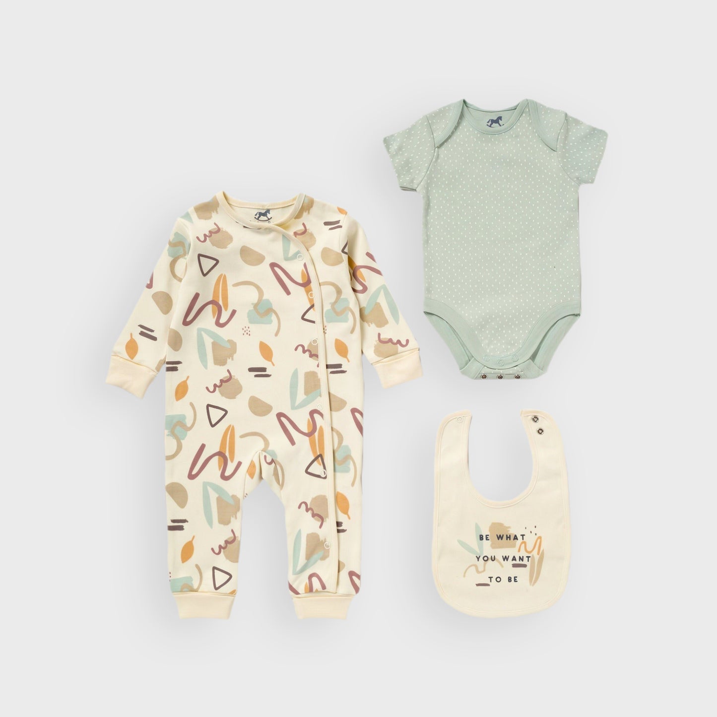 Sustainable 3 Piece 'Be What You Want to Be' All In One Set