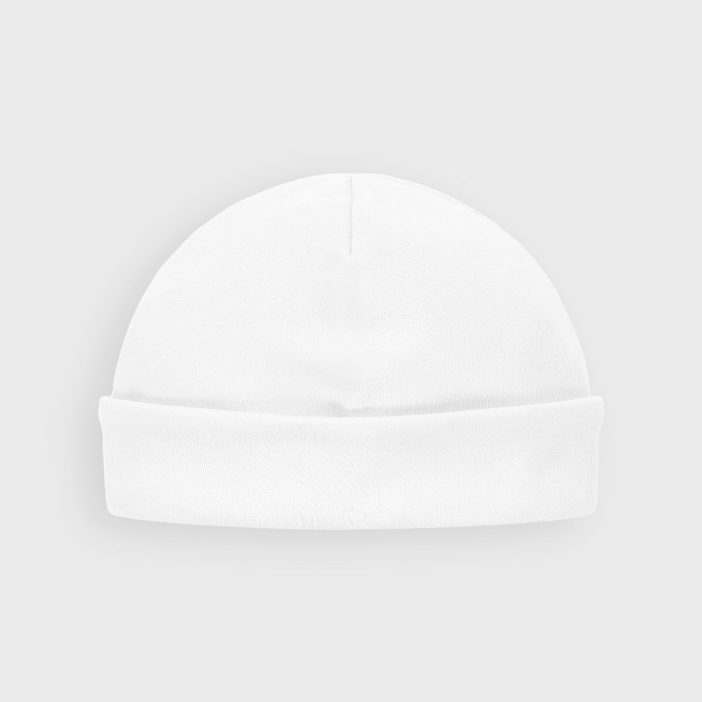 White Cotton Layette Hat