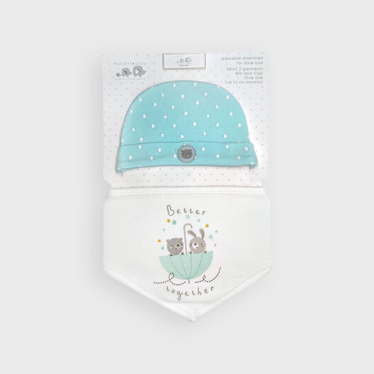 "Better Together" Friends Hat & Bib Set