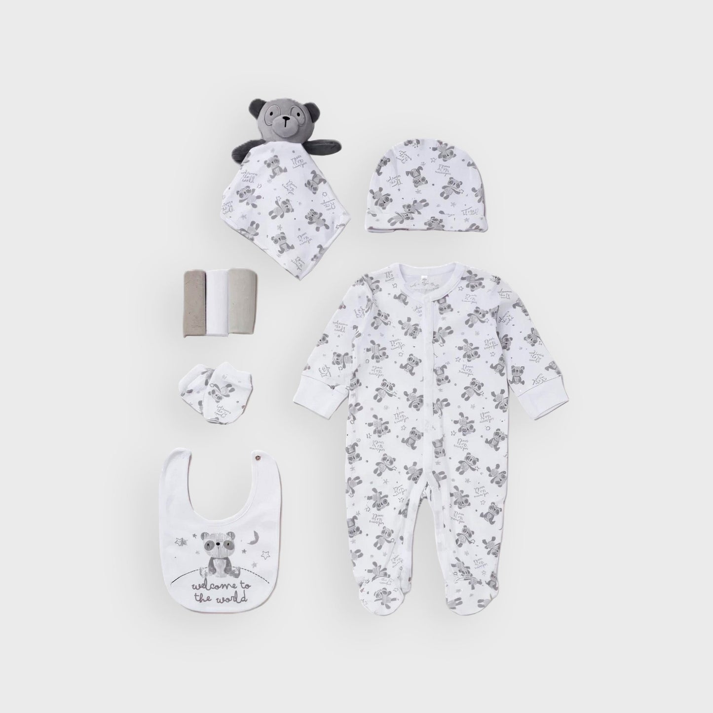 Panda 8 Piece Gift Set