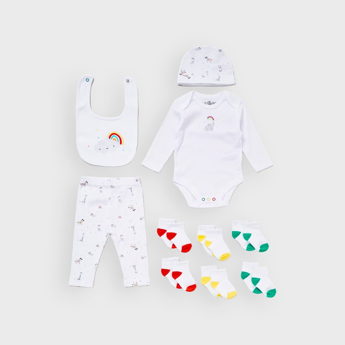 Ribbed Rainbow 10 Piece Gift Set