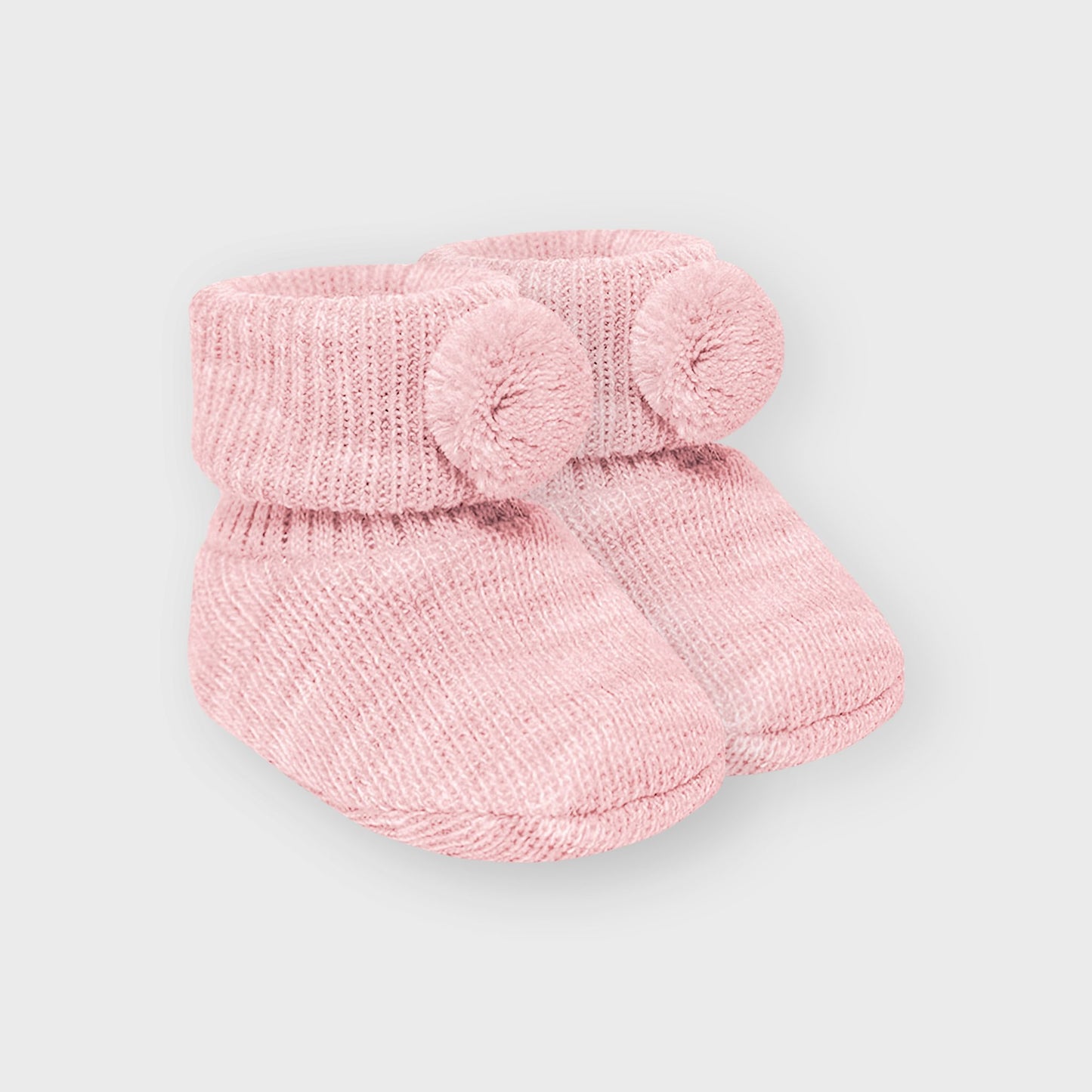 Pink Pom Booties