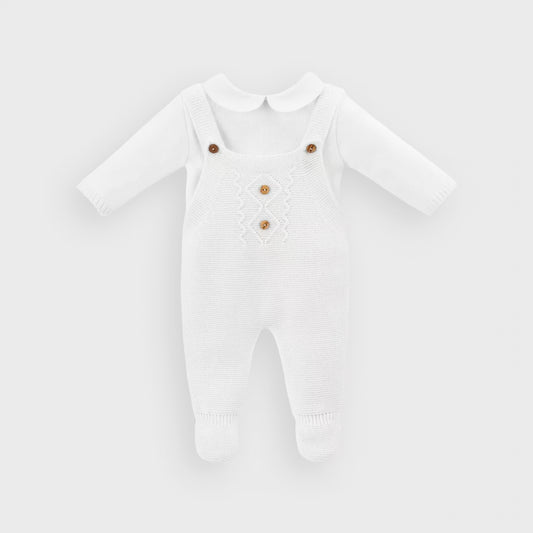 Knitted Dungaree & Jumper Set