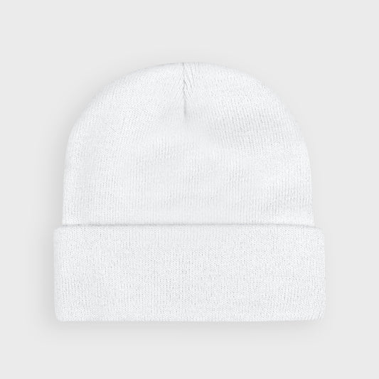 White Beanie Hat