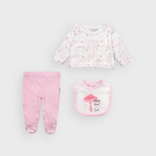 Premature Happy Top, Pants & Bib Set